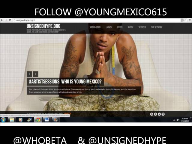 JAZZY PHA’S NEW ARTIST @YOUNGMEXICO TALKS W/ @WHOBETA ON 89.5 THE WAVE